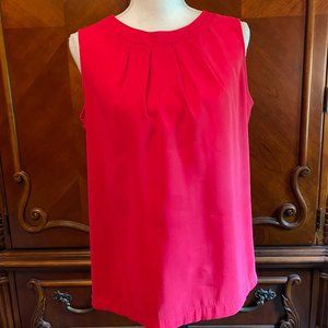 "Brownstone Studio" Red Sleeveless Blouse